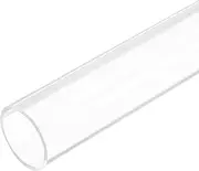 sourcing map Acrylic Pipe Rigid Round Tube Clear 39 mm ID 45mm OD 305mm for Lamps and Lanterns,Water Cooling System