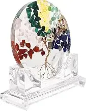 HOOTNEE Crystal Tree Ornaments Home Ornaments Large Crystals Artificial Indoor Tree Decoration Decoration Office Decor Prosperity Statue Wealth Figurine Room Decor Resin