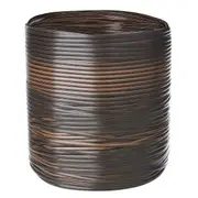 120 Ft Wicker Repair Kit, Plastic Wicker Repair Supplies, Gradient Dark Brown with Visible Mixed Color Stripe for Patio As Shown