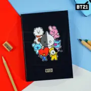 BTS BT21 Official Authentic Goods Hologram Hardcover Notebook By Kumhong + Track