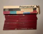 Vintage Berol Prismacolor Eagle Art ~ 11 Pencils ~ 924 Crimson Red