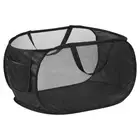 Mesh Laundry Hamper, Collapsible Laundry Baskets Laundry Bag, Black