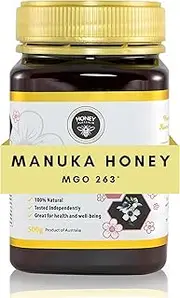 Manuka Honey MGO 263+ | Raw, Organic, Pure Honey for Daily Wellness & Energy | Natural Sweetener & Health Boost | Rich in Nutrients, Delicious, Exotic Creamy Flavor | (500g)