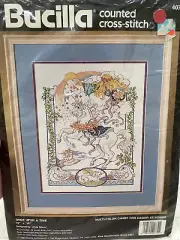 NEW Sealed Bucilla Cross Stitch Kit 40772 Once Upon A Time Unicorn Vintage