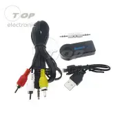1.5m Cable Audio Lead / 3.5mm Bluetooth Audio Lead Music Car Adapter Receiver