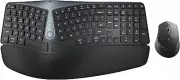 Ergonomic Wireless Keyboard and Mouse, MK835 Ergo Bluetooth/2.4G Split Design
