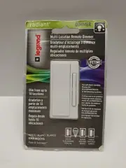Legrand radiant 450 Watt Rocker LED CFL Incandescent Remote Dimmer Switch White