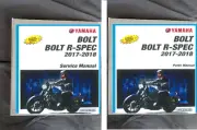 2017-2018 Yamaha Bolt Bolt R Spec service manual & parts manual BInder