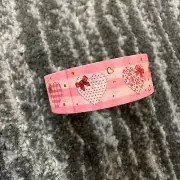 Valentine's Heart Washi Tape Pink Junk Journal Scrapbooking Planners Cards
