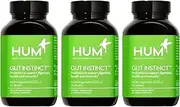 HUM Gut Instinct - Health Daily Probiotic Blend for Overall Digestive Lactobacillus + Bifidobacterium Strains Bloating Relief, Immune Support Healthy Diversity (3 Pack), 0.209 kilograms, 90 Items