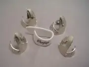 Dunlop 5 Pc Nickel Silver Finger Pick Set .020", Fast Ship