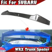 Fit For Subaru WRX STI 4th Top Gurney Flap Add-on Rear Trunk Lip Spoiler Carbon (for: Subaru)