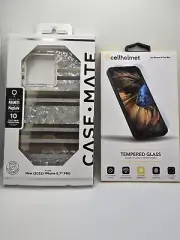 ✨️Case-Mate Case + Cellhelmet Screen Protector for iPhone 14 Pro Max – NEW! ✨️