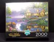 Buffalo 2000 Piece Jigsaw Puzzle Kim Norlien Art CABING FEVER 38.5"x26.5" New