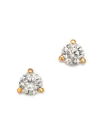 Bloomingdale's Fine Collection Diamond Stud Earrings in 14K Yellow Gold, 0.40 tcw