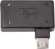 OTG Adapter with MicroUSB Powered by Left