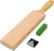 205H Double-Sided Leather Strop (Genuine Cowhide) 33.5cm x 6cm Kit with 53g