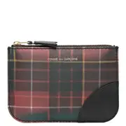 [COMME des GARCONS WALLET] Lenticular Tartan Pouch