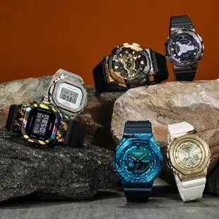 CASIO 卡西歐 G-SHOCK 40週年限定 探險家之石系列 黑金 方解石GM-114GEM-1A9