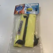 Custom X Body Board Fin Cinch Adjustable Hook And Loop Closure Yellow