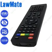 LawMate Camera TV Remote Control Home 32GB Recorder PIR Sensor Small Mini