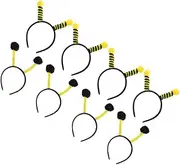 [SOESFOUFU] Delicate Bee Antenna Headband Hair Hoop Bee Tentacle Hair Bands Comfortable Party Cosplay Accessory