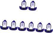 FOMIYES 4sets Cowboy Hat Jewelry Holder Box Decorative Ring Display Storage for Necklaces Earrings Unique Western Style Design Compact Safe for Travel 2pcs*4