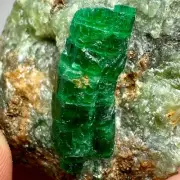 320 Carat Top Green Natural Swat Emerald Crystal on Matrix From Pakistan.