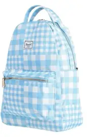HERSCHEL SUPPLY CO Backpack Sky Blue Gingham School 14.0L Nova Alaska NWT
