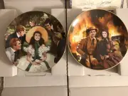 Gone with the Wind Golden Anniversary Collector Plates #1 & 2