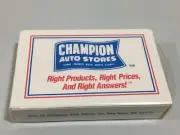 VINTAGE PLAYING CARDS CHAMPION AUTO STORES NEW
