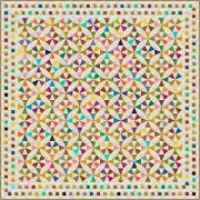 JIMBARAN - 117" x 117" - Pre-cut Patchwork Quilt Kit by Quilt-Addicts Large King