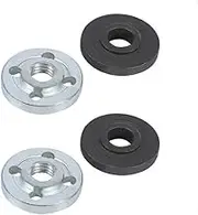 Angle Grinder Flange, 2 x Pair Replacement Electrical Angle Grinder Fitting Part Inner Outer Flange Nuts for Makita 9523
