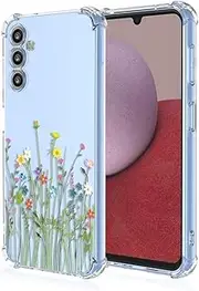 [JIEZUIMEI] Case for Samsung Galaxy A14,[Flower Floral] [Cute Cartoon] Designed Protective Case, Fashion Ultra Thin Flower Protective Case,Cover for Samsung Galaxy A14 A97