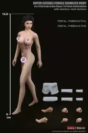 TBLeague 1/12th Flexible T01B Medium Chest Suntan Skin Body Female Figures Doll