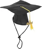 PENIKOKO Pet Graduation Cap with Tassel Comfortable Dog Cat Graduation Costume for Photo Props Lightweight Safe Material for Celebrating