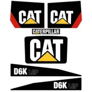 Decal Sticker Set CAT D6K LGP Bulldozer Decal Set