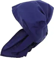 [SAFIGLE] Professional Chef Turban Hat Japanese Headband for Sushi Bars Comfortable Breathable Easy to Dark Blue