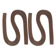 240pcs Quilling Strips Paper 10mm 54cm Quilling Strip, Dark Coffee