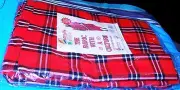 TWO (2) Original Kenya Maasai/Masai Multi-colored Shuka blanket-Masai/Maasai shu