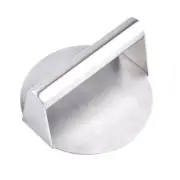 Round Burger Smasher Stainless Steel BBQ Grill Press Burger Smasher