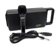 Professional Dynamic Uni-Directional Wired Microphone with 10' Cord - Case Mic f
