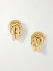[LIÉ STUDIO] LIÉ STUDIO - The Vera Gold Vermeil Earrings - One size One size Gold