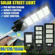 Solar Lights Outdoor Motion Sensor Wall Light Waterproof Garden Yard Street Lamp