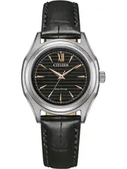 Citizen FE2110-14E Black Leather Womens Watch