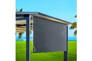 Instahut Outdoor Blind Window Roll Down Awning Canopy Privacy Screen 3X2.5M