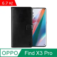 在飛比找PChome24h購物優惠-IN7 瘋馬紋 OPPO Find X3 Pro (6.7吋