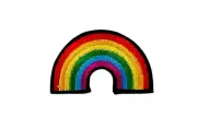 Patch flag backpack gay pride lesbian rainbow peace iron on / sew