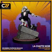 Black Cat 40mm Scale Miniature | Crisis Protocol Proxy | C27