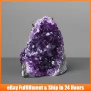 100-300g Natural Amethyst Quartz Crystal Cluster Druzy Geodes Energy Specimen US